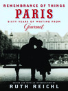 Remembrance of Things Paris (eBook): Sixty Years of Writing from Gourmet